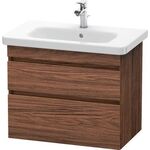 Duravit Waschtischunterbau DURASTYLE 448x730x610mm kastanie dunkel/weiß matt