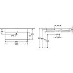 V&B Waschtisch 2.0 MEMENTO 1000x470mm o ÜL ohne HL we