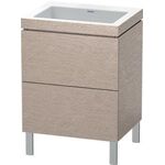 Duravit Waschtischunterbau L-CUBE m WT Vero Air 698x600x480mm o HL Ei ka