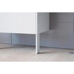 Duravit Waschtischunterbau BRIOSO Griffe Frontfarbe 683x1220x479mm we hgl