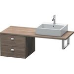 Duravit Konsolenunterschrank BRIOSO Griffe chrom 442x320x550mm taupe matt