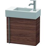 Duravit Waschtischunterbau VERO AIR 436x484x211mm Ans rechts nussbaum dunkel