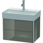 Duravit WTU COMPACT XSQUARE 397x584x390mm flannel grey hochglanz