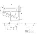 V&B Whirlpoolsystem LOOP & FRIENDS m EcW re Ausf 1750x1350mm Tech. Pos 1 we