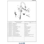 Kludi Spültisch-Einhandmischer E-GO DN 15 elektronisch 230 V Netzgerät chrom