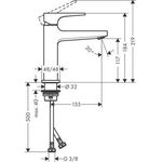 HG EH-WT-MI METROPOL 110 m Push Open Ablgrt G 1 1/4Zoll bru bronze