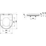 Laufen WC-Sitz LAUFEN PRO UNIVERSAL mit Deckel, mit Absenkautomatik weiß