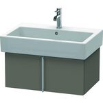 Duravit Waschtischunterbau VERO 431x650x298mm flannel grey seidenmatt