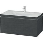 Duravit Möbelwaschtisch DARLING NEW 1000x540mm o ÜL 1 Hahnloch graphit matt