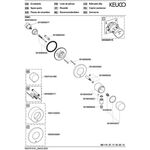 Keuco Umstellventil IXMO UP f 2 Verbr Rosette rund vc