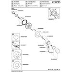 Keuco Umstellventil IXMO UP f 2 Verbr Rosette rund vc