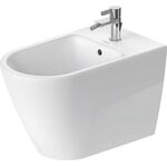 Duravit Stand-Bidet D-NEO m ÜL mit Hahnlochbank 1 Hahnloch weiß