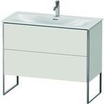 Duravit Waschtischunterbau XSQUARE 840x1010x478mm 2 Au No weiß seidenmatt