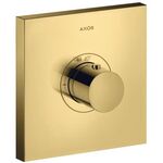 Thermostat SQUARE AXOR SHOWERSOLUTIONS Highflow, Unterputz polished gold optic