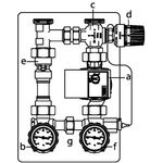 OV Kessel-Anbindesys Regumat RTA-130 VL DN 25 mit Wilo Yonos PARA 25/6 RKC