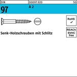 Holzschraube DIN 97 SEKO Schlitz 3x 30 A 2 200 Stück - VPE: 200