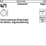 Sicherungsring DIN 471 30x 1,5 Federstahl Regelausf. 250 Stück - VPE: 250