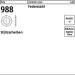 Stützscheibe DIN 988 37x 47x2,5 Federstahl 100 Stück - VPE: 100