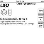 Sechskantmutter ISO 4032 M24 1.7218 +QT (25CrMo4) 50 Stück - VPE: 50