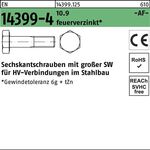 Sechskantschraube EN 14399-4 M16x 45 10.9 feuerverz. 1 Stück FRIEDBERG