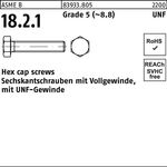 Sechskantschraube R 83933 UNF-Gewinde VG 3/8x 7/8 Grade 5 (~8.8) 100 Stück - VPE: 100