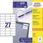 Avery Zweckform Universaletikett 3479 70x32mm weiß 2.700 St./Pack.