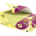 Post-it Haftnotiz Super Sticky 654-P14CY+4SSCY gelb 18 St./Pack.