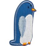 Pinguin blau weiss