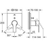 Grohe Einhand-Wannenbatterie ALLURE ha graph