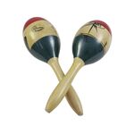 DIMAVERY Maracas Jamaika, Holz 2x