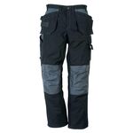 Funktionsbundhose Gr.48 schwarz m.grau 65%PES/35%CO Fristads