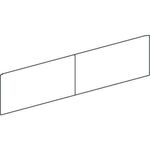 KG Auszug Front Set, weiß, Xeno2 WT-US, Modell 807760