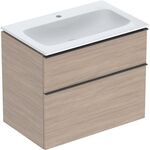 Geberit Waschtischunterschrank iCon 750x630x480mm m Möbel-WT Eiche/Griff Lav