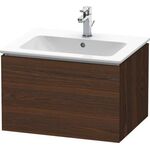 Duravit Waschtischunterbau L-CUBE 620x481mm 1 Ausz. we s-matt ES Ah mitte