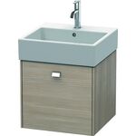 Duravit Waschtischunterbau BRIOSO Griff chrom 442x484x459mm pine silver