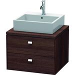 Duravit Konsolenunterschrank BRIOSO Griffe chr 442x620x550mm kastanie dunkel