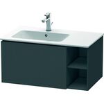 Duravit Waschtischunterbau L-CUBE 400x820x481mm, Becken links graphit matt