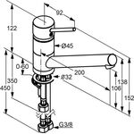 Kludi Spültisch-Einhandmischer SCOPE DN 15 f drucklose Speicher chr