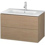 Duravit Waschtischunterbau L-CUBE 820x481x550mm europäische eiche