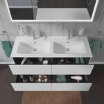 Duravit Waschtischunterbau L-CUBE 1290x481x550mm weiß matt