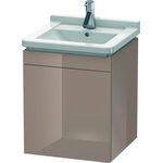 Duravit Waschtischunterbau L-CUBE 447x460x558mm Ans li cappuc. hochglanz