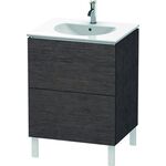 Duravit Waschtischunterbau L-CUBE 514x620x704mm eiche dunkel gebürstet