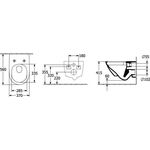 V&B Combipack SUBWAY 3.0 m WWC ti. TwistFlush und WC-Sitz we C+