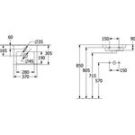 V&B Handwaschbecken SUBWAY 3.0 370x305mm o ÜL m HL stone white C+