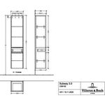 V&B Hochschrank SUBWAY 3.0 400x1710x362mm 1x Ausz. A re G. Al g Br