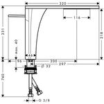 EH-WT-MI 220 AXOR MASSAUD DN 15 f Waschschüs. o Zugst. Stain st op