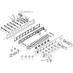 Thermostatmodul SELECT 670/90 AXOR f 5 Verbr UP stainless steel optic