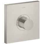 Thermostat SQUARE AXOR SHOWERSOLUTIONS Highflow Unterputz stainless steel optic