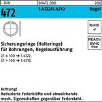 Sicherungsring DIN 472 26x 1,2 1.4122 Regelausf. 50 Stück - VPE: 50