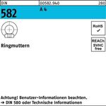 Ringmutter DIN 582 M20 A 4 1 Stück